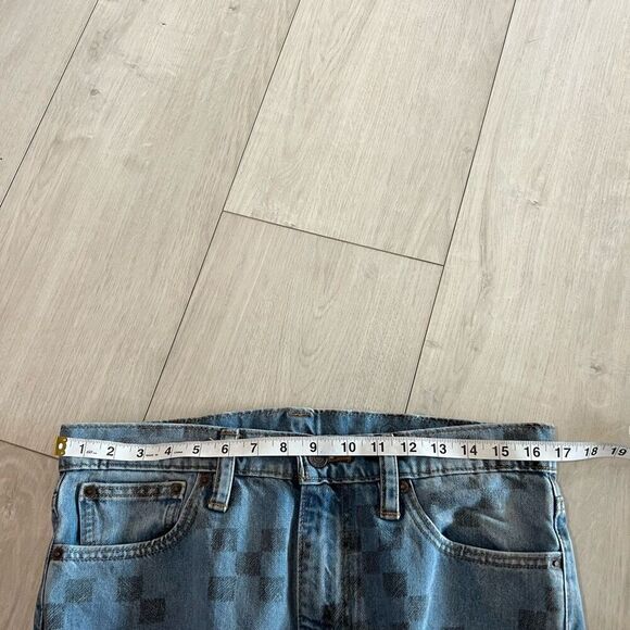 Levis 511 Slim Fit Bauer Strong Skate Skateboarding Cordura Jeans Sz 33\34 - Picture 5 of 9